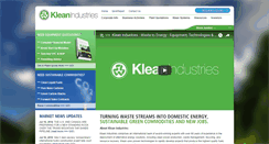 Desktop Screenshot of kleanindustries.com